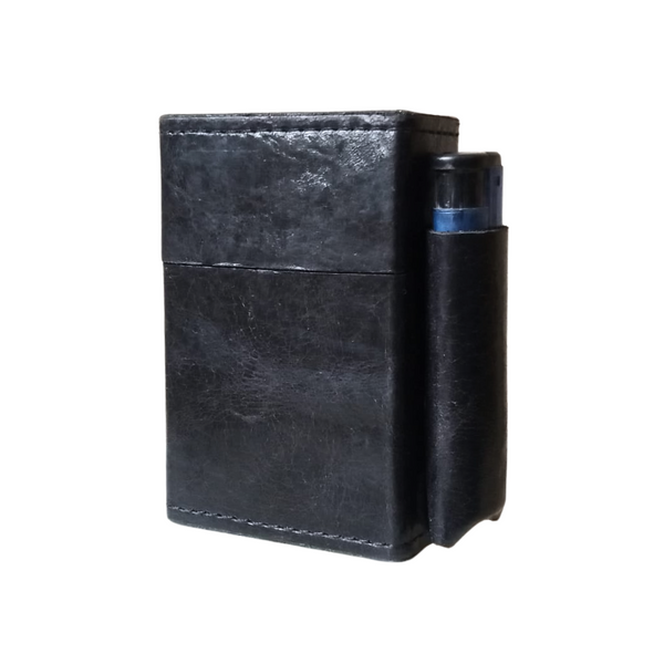 Black Leather Cigarette Pouch by House of Leather