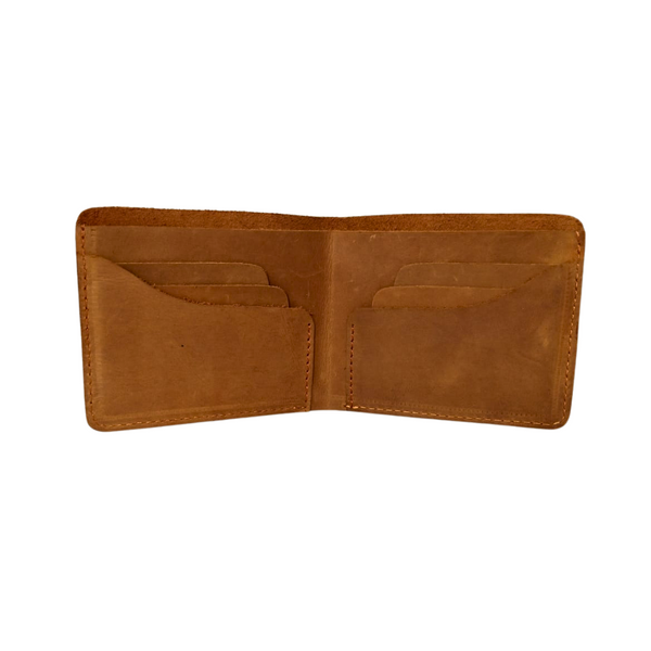 Slim Tan Leather Men's Wallet