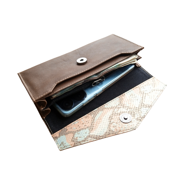 Oregano Leather Wallet for Women - Formal Leather Purse