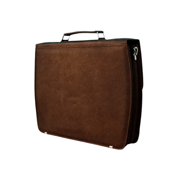 Leather Briefcase Laptop Bag - 16" Formal File Bag