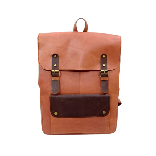 Leather laptop Backpack - Travel Backpack