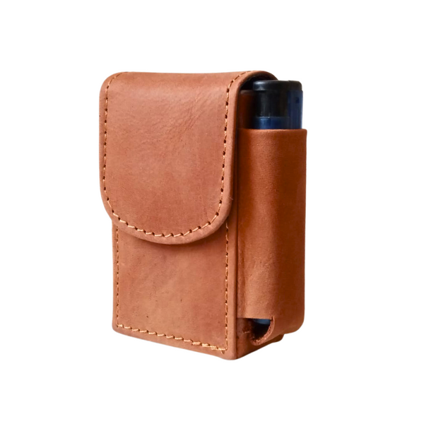 Tan Leather Cigarette Case by House of Leather