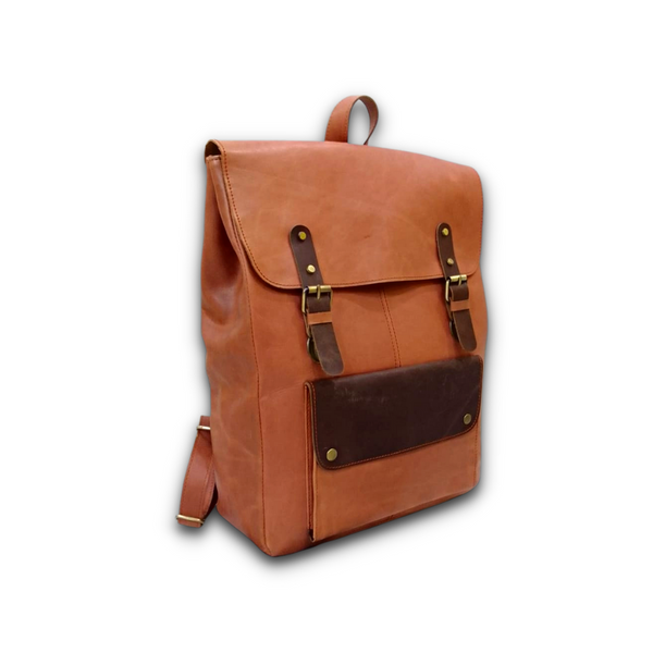 Leather laptop Backpack - Travel Backpack