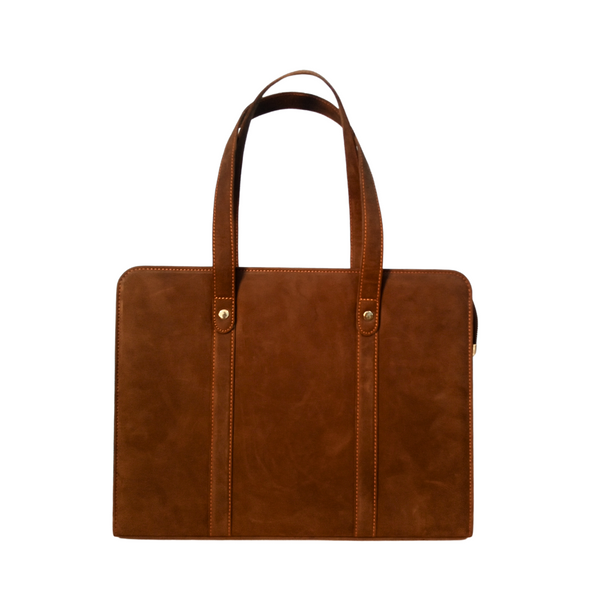 Luxury Leather Work Tote Bag for Women - Business Bag