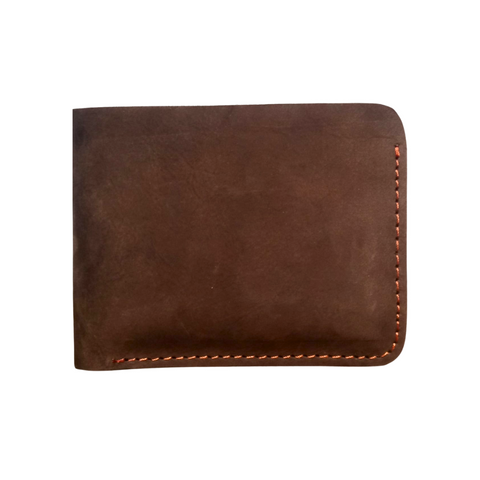 Brown Slim Leather Wallet for Men