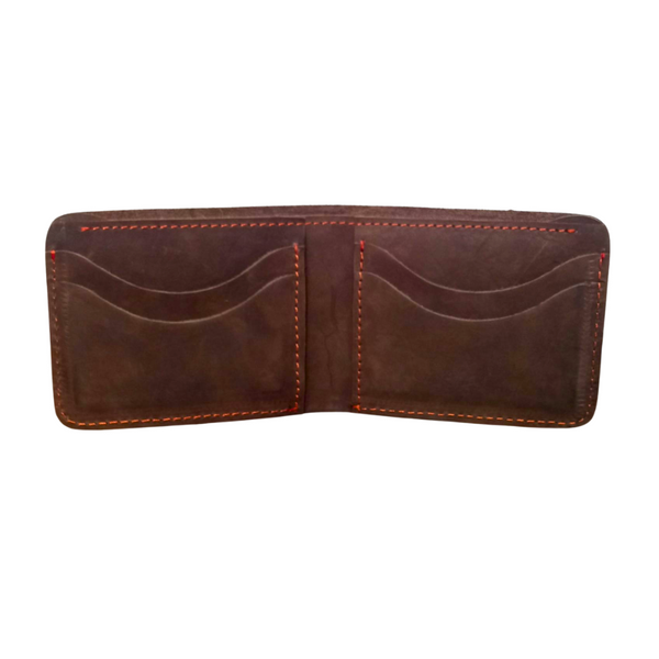 Brown Slim Leather Wallet for Men