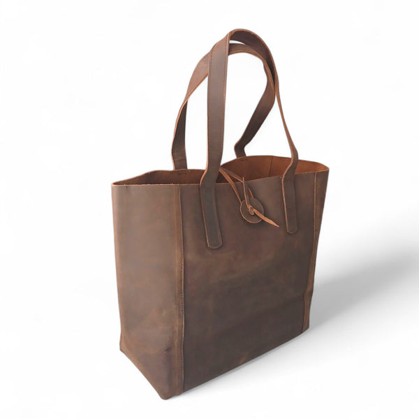 Chocolate Brown Tote Bag for Women