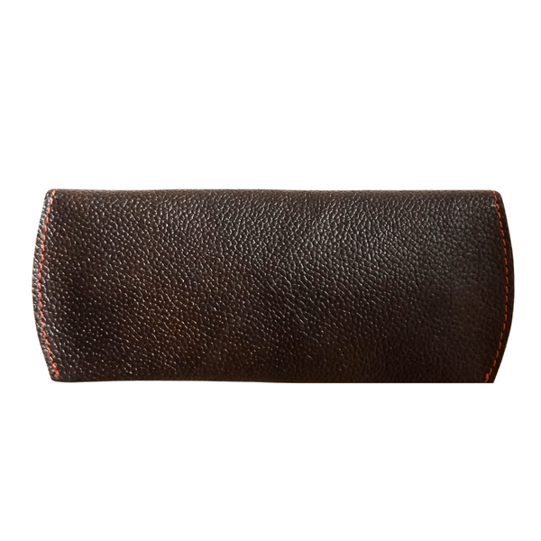 Brown Leather Eyewear Case - Optical Cover