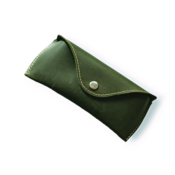 Olive Leather Optical Cover