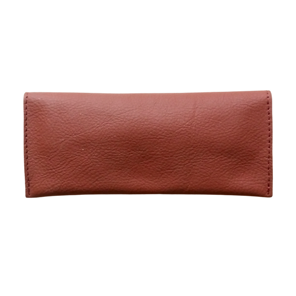 Rust Leather Eyewear Case - Optical Cover