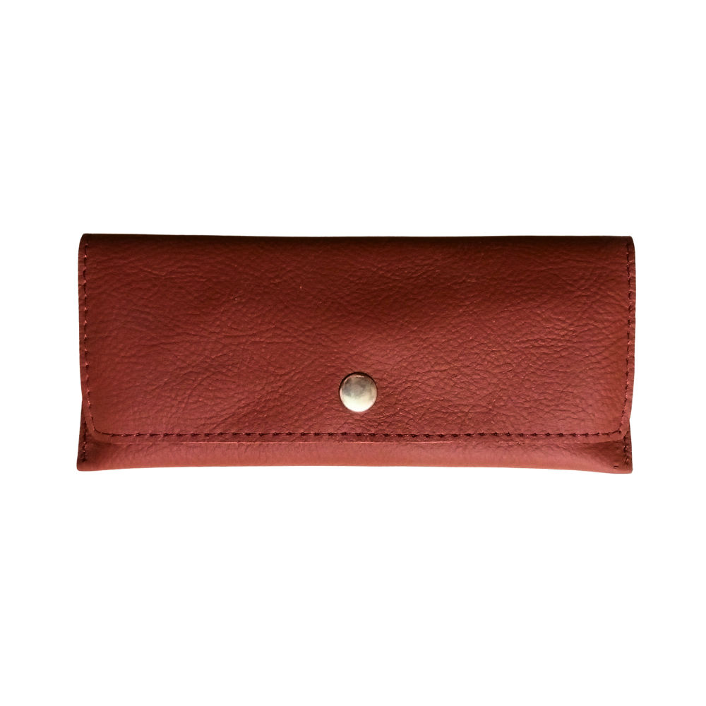 Rust Leather Eyewear Case - Optical Cover