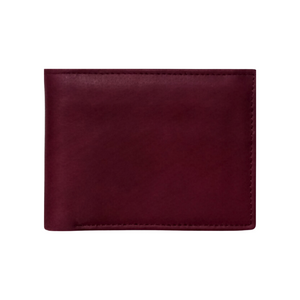 Burgundy Men's Leather Wallet