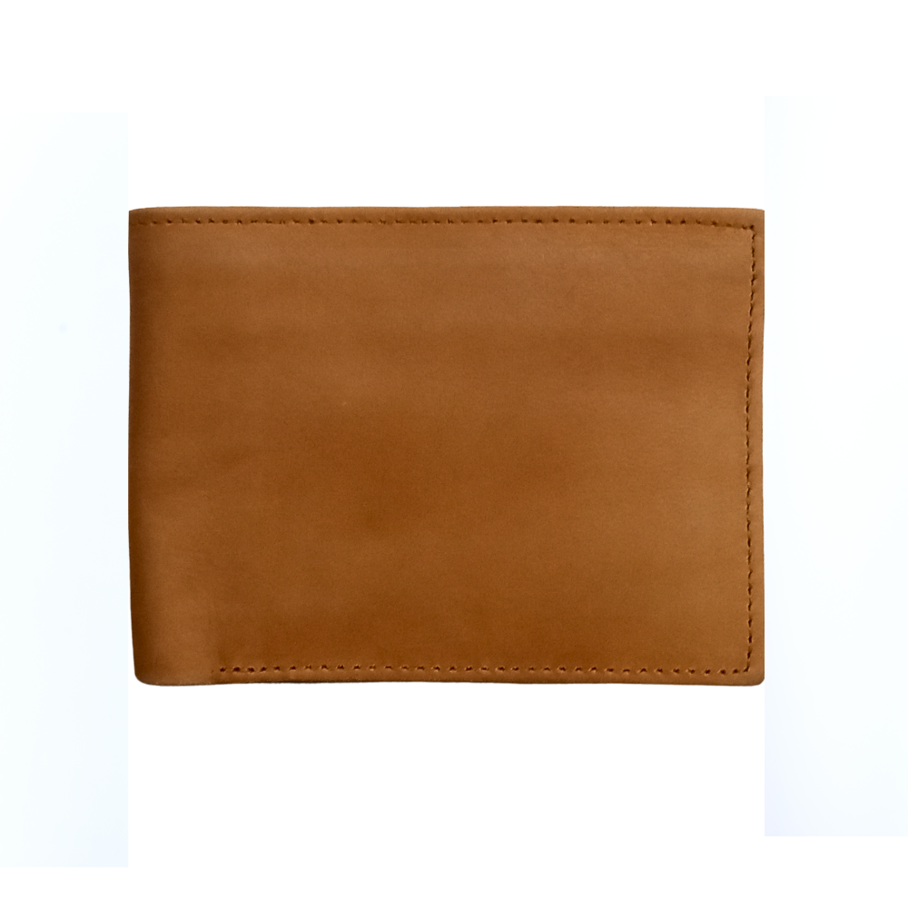 Mustard Slim Leather Wallet for Men