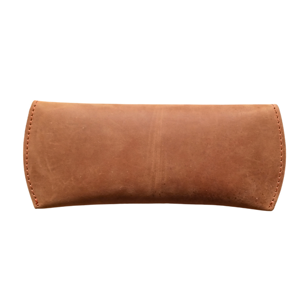 Tan Leather Eyewear Case - Optical Cover