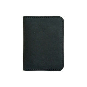 Carbon Leather Bifold Card Holder - Mini Wallet