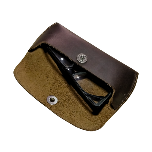 Choco Leather Eyewear Case - Optical Cover