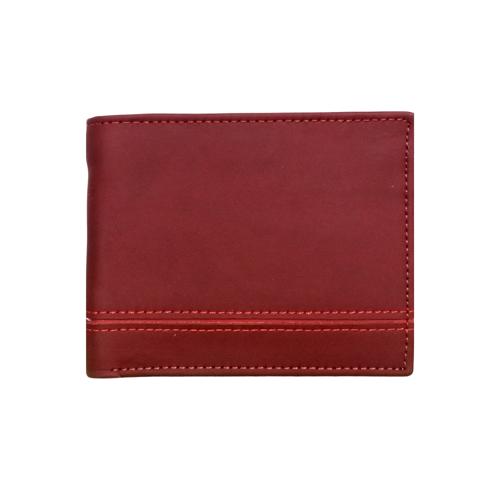 Burgundy Men's Leather Wallet