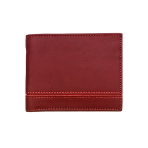 Burgundy Men's Leather Wallet