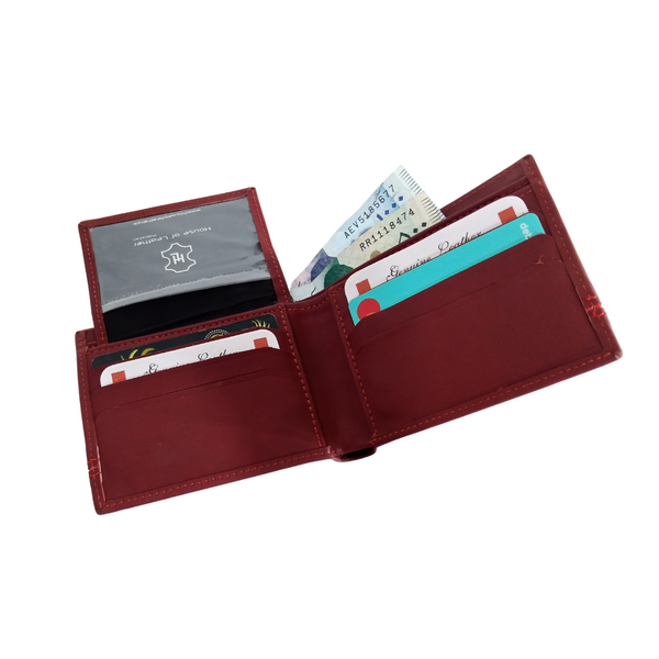 Burgundy Men's Leather Wallet