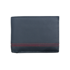 Grey Men's Leather Wallet