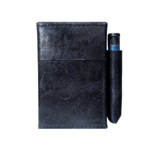 Black Leather Cigarette Pouch by House of Leather