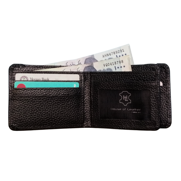 Black Leather Men's Wallet