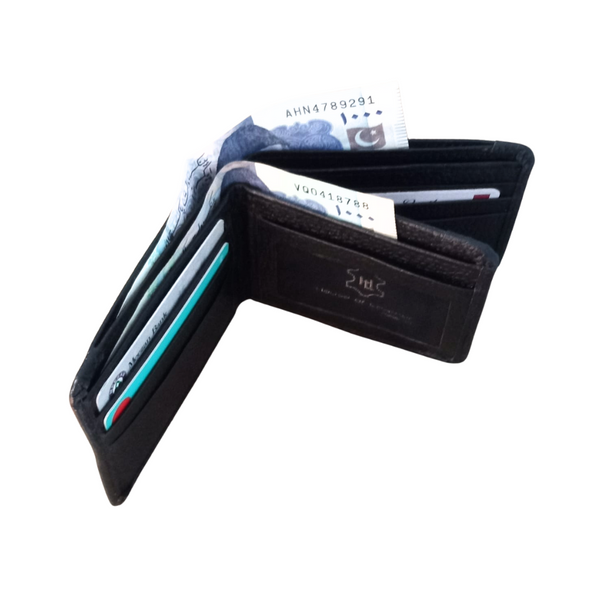 Black Leather Men's Wallet