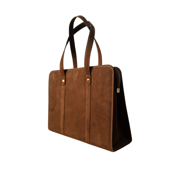 Luxury Leather Work Tote Bag for Women - Business Bag