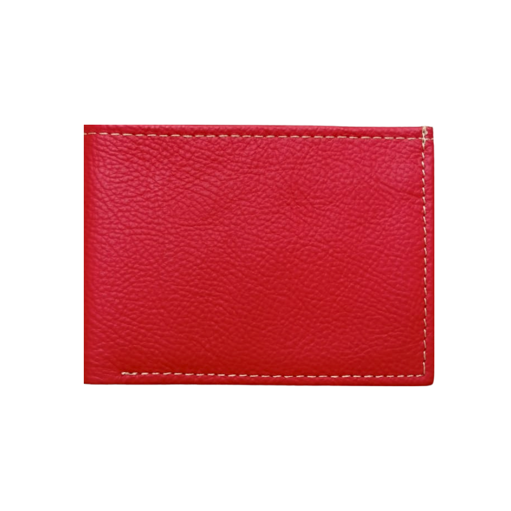 Water Melon Slim Fold Leather Wallet