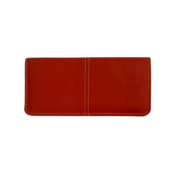 Red Women's Leather Travel Wallet