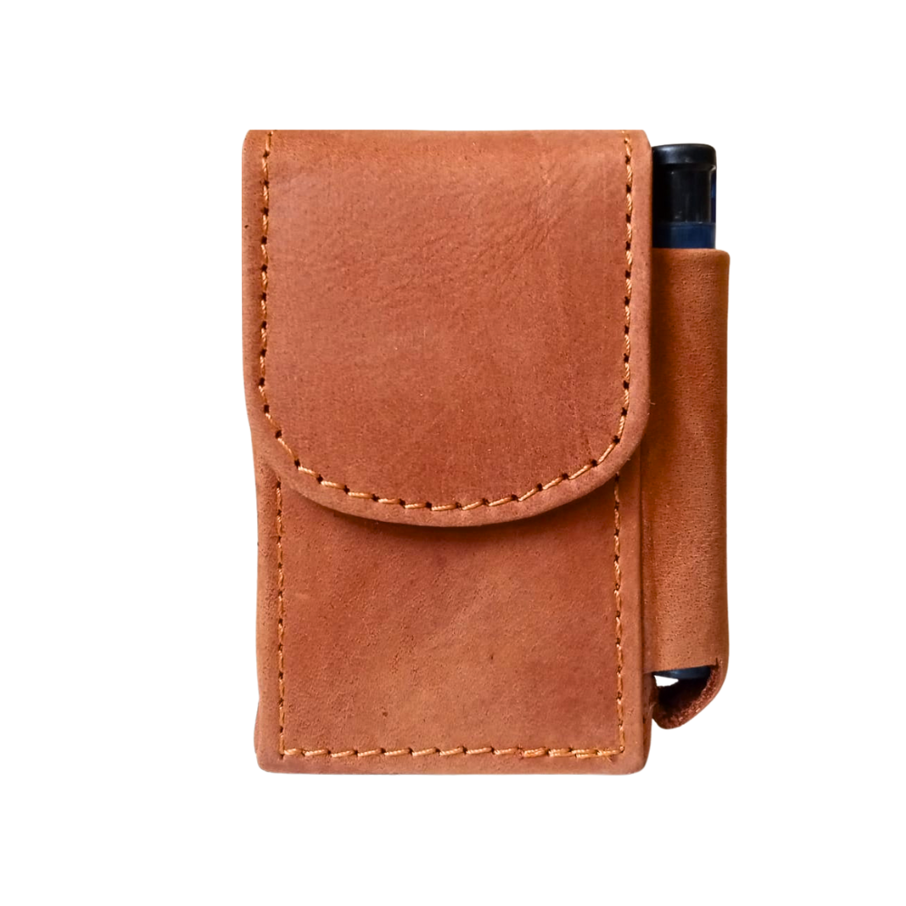 Tan Leather Cigarette Case by House of Leather