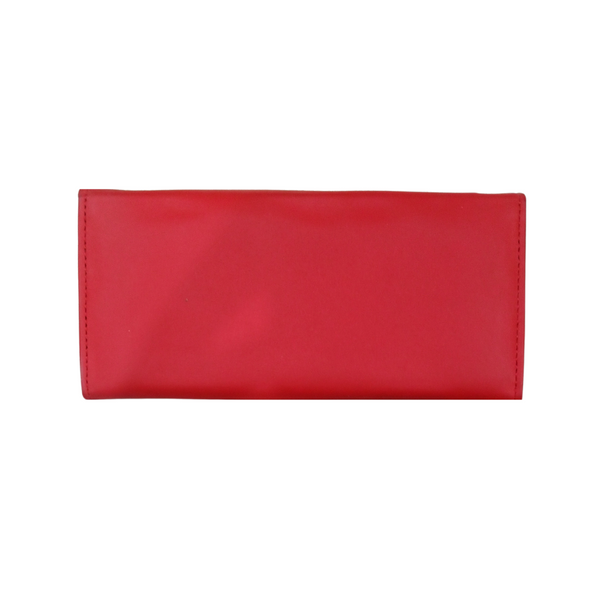 Rose Leather Women's Wallet - Ladies Clutch