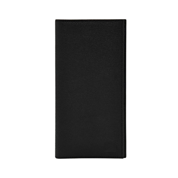 Black Leather Travel Wallet