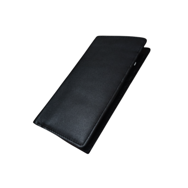 Black Leather Travel Wallet