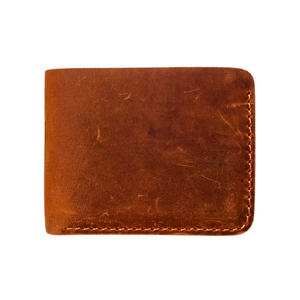 Rust Leather Wallet for Men