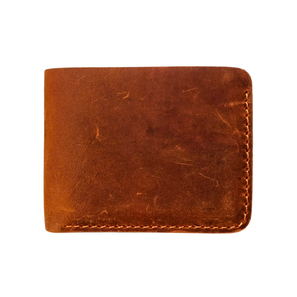 Rust Leather Wallet for Men