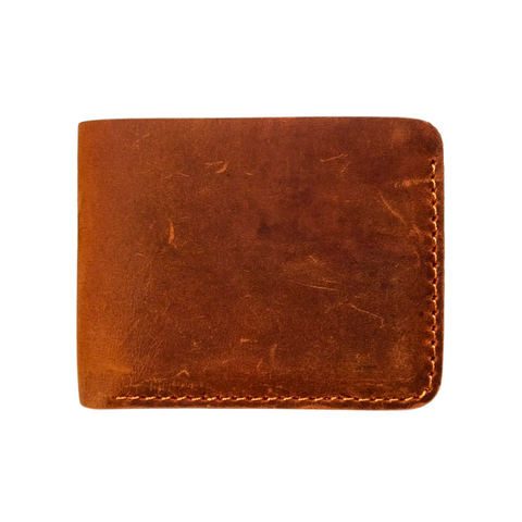 Rust Leather Wallet for Men