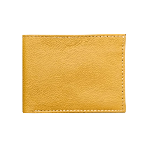 Lemon Slim Fold Leather Wallet