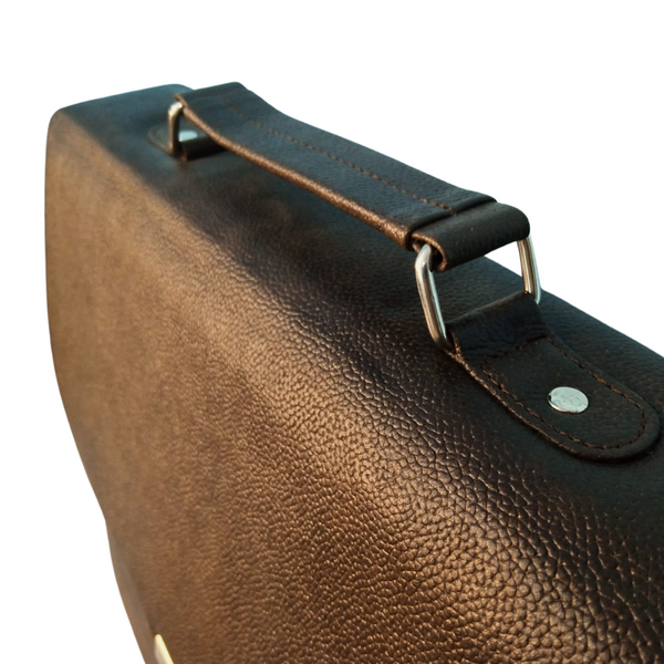 Leather Briefcase Laptop Bag - 16" Formal File Bag