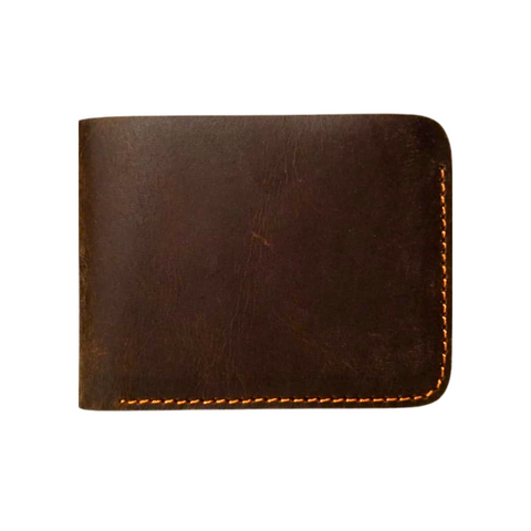 Dark Brown Slim Leather Wallet