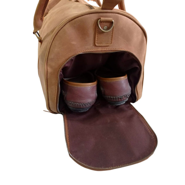 Gym Bag with Shoe Compartment