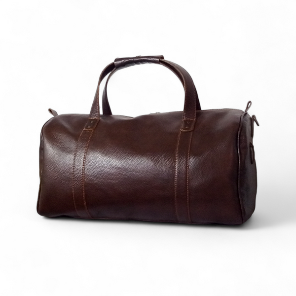 Pebble Grain Leather Weekender Bag