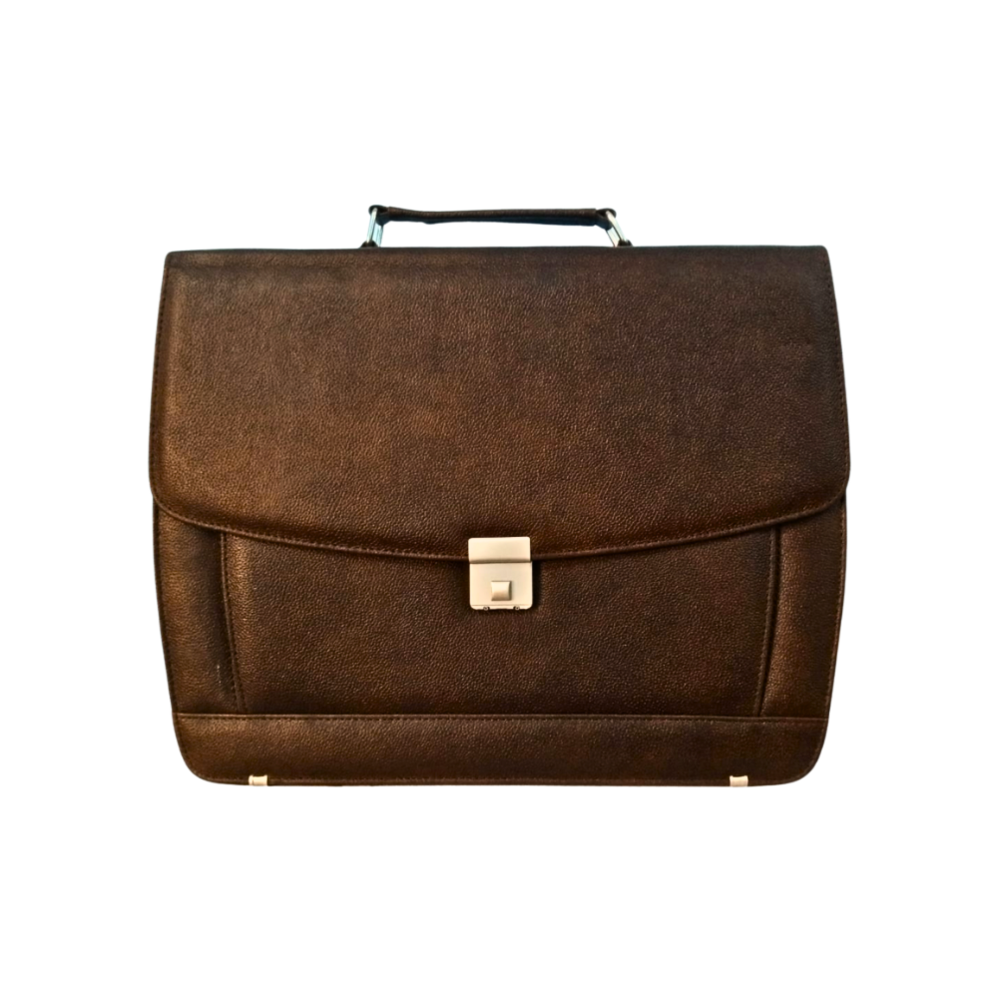 Leather Briefcase Laptop Bag - 16" Formal File Bag