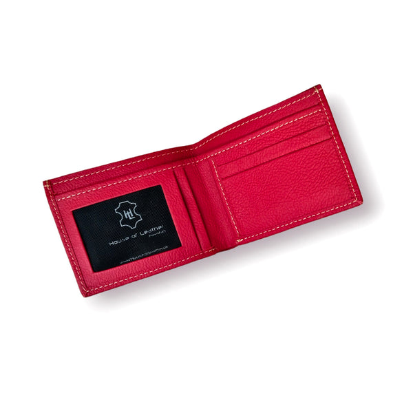 Water Melon Slim Fold Leather Wallet