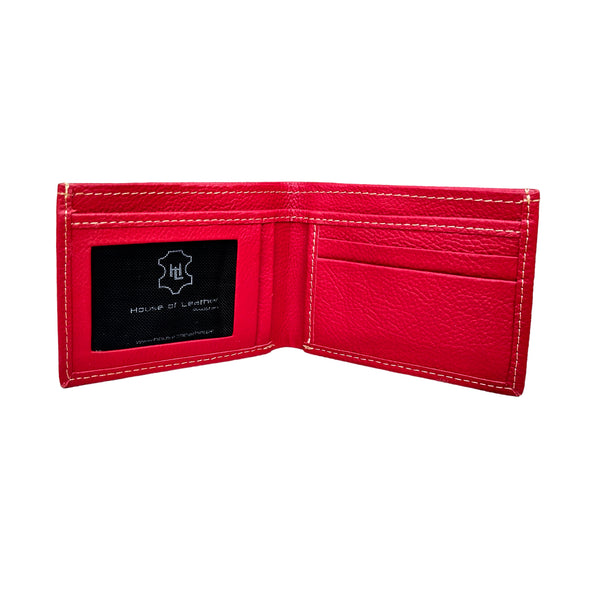 Water Melon Slim Fold Leather Wallet