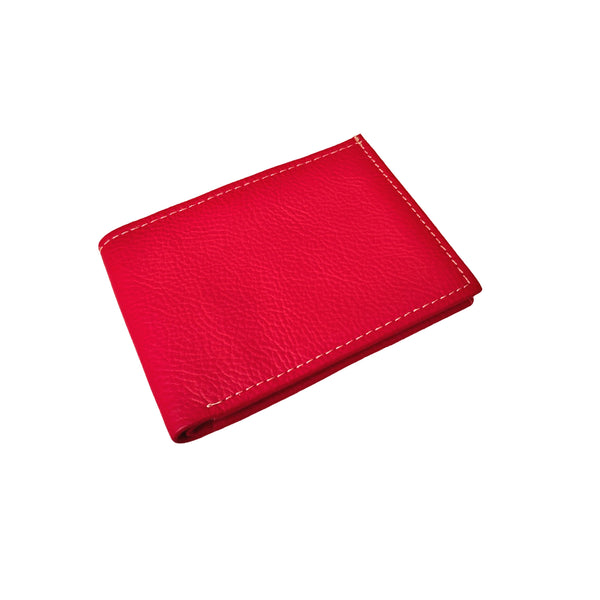 Water Melon Slim Fold Leather Wallet