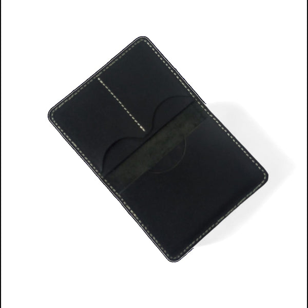 Black Leather Passport Cover