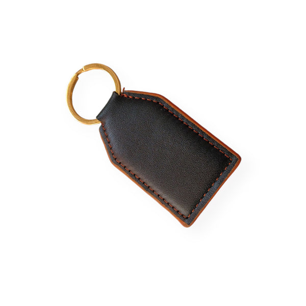 Gift Set for Him - Black Leather Wallet and Keyring