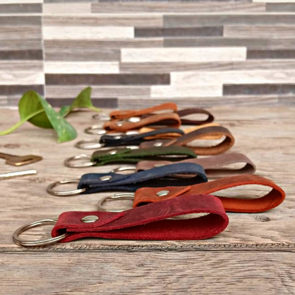 Multicolor Leather Keychain Accessories