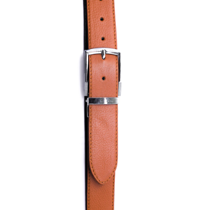 Reversible Leather Belt - Black & Tan